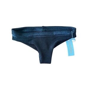 Frankie's Bikinis black bottoms small